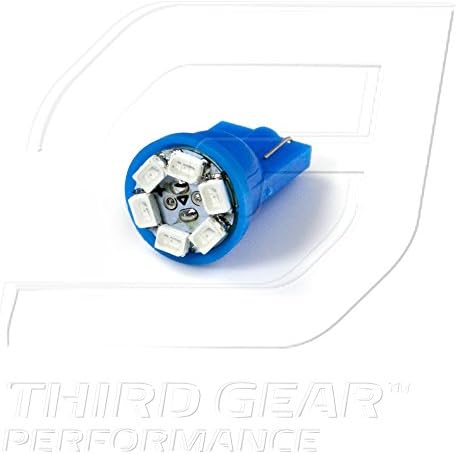 TGP T10 Mavi 6 LED SMD Plaka Kama ampuller Çifti 2011-2013 Dodge Durango ile Uyumlu